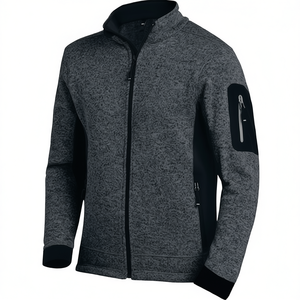 Chaqueta de Seguridad de Forro Polar Tejido en Antracita/Negro CHRISTOPH, Equipo Esencial de Supervivencia - Product Image 2