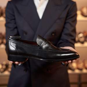 Chaussures en cuir avec insert en maille respirante, talon rembourré et semelle souple, chaussures de mode pour hommes, chaussures décontractées - Product Image 3