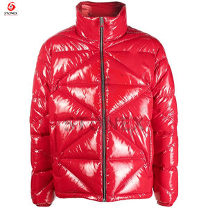 เสื้อแจ็กเก็ตขนเป็ดผ้าแคนวาสผู้ชายแนวสตรีทสำหรับฤดูหนาวโลโก้ออกแบบได้ตามต้องการคุณภาพสูงน้ำหนักเบาระบายอากาศได้ดี - Product Image 1