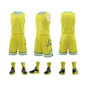 Sublimation complète vêtements de basket-ball vêtements d'équipe maillots de basket-ball pour hommes chemise gilet ensemble d'uniformes de basket-ball réversibles personnalisés - Product Image 3