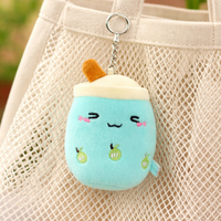 Porte-clés en peluche Boba bleu mignon, jouet doux en coton PP, 11CM-30CM, unisexe, pour enfants de 2-4 ans, 34g, expédition manuelle, mon magasin