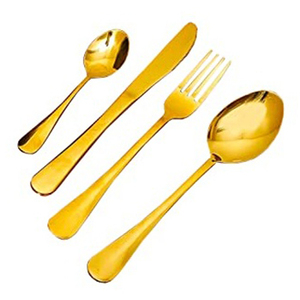Best Selling Stainless Steel <b>Knife</b> Fork Factory Wholesale Spoon Set Gold Flatware Cutlery Set - Product Image 1
