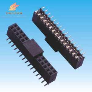 Connecteur femelle à extrémité en U de 2,54 mm, type centipède, avec broches alignées à l'inverse pour connecteurs FFC FPC flexibles plats - Product Image 3
