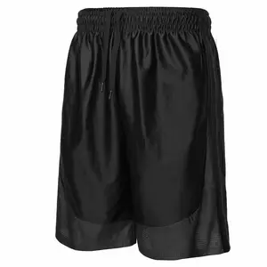 Pantalones cortos de baloncesto para hombre, pantalones cortos de gimnasio retro con bolsillos, telas de poliéster, pantalones cortos de baloncesto deportivos de colores personalizados