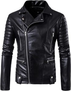 Veste de moto en toile pour homme, fermeture tendance, vente en gros, fermeture éclair personnalisée, col montant, coupe-vent - Product Image 1