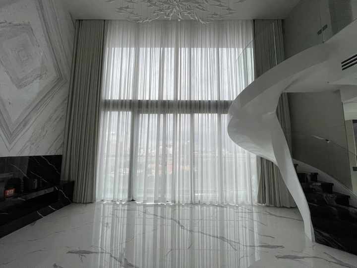 Wholesale Curtains Style Best Feature High Quality 100% Polyester for Curve Window Type Low MOQ Sheer Curtain Vietnam