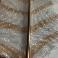 Lustre suspendu moderne de luxe à LED en cristal, feuilles longues personnalisées, taille moyenne, pour villas, escaliers et hôtels