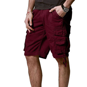 Pantalones cortos cargo de lona con patrón sólido para hombre, venta al por mayor, 100% algodón, opciones OEM personalizadas, superventas, ropa informal para adultos - Product Image 5