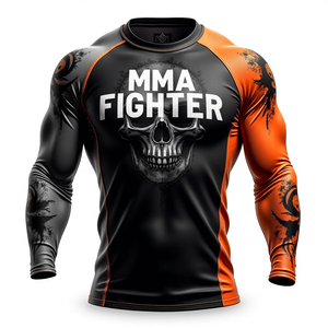 BJJ MMA rash GUARD 100% ได้รับการออกแบบได้ตามต้องการสไตล์กิโมโน BJJ - Product Image 1