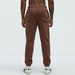 กางเกงวิ่งผ้าฟลีซลำลองสำหรับบุรุษผ้าลินินผ้าฝ้าย100% ผ้าแคนวาสแบบวินเทจ - Product Image 2