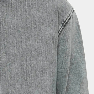 Fabricante de Sudaderas con Capucha Bordadas Impermeables de Marca Privada, Personalizadas en Poliéster/Algodón/Felpa, Estilo Vintage, Lavado Ácido - Product Image 6