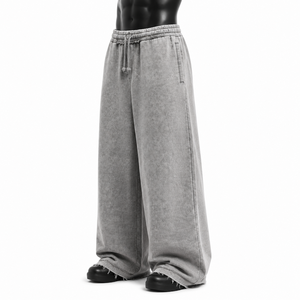 Pantalones Deportivos de Alta Calidad, Corte Holgado, Cintura con Cordón, Pantalones de Felpa, Entrega Rápida - Product Image 3