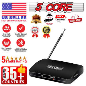 5Core <b>Wireless</b> <b>Microphone</b> Dual Function <b>Wireless</b> - Wired <b>Microphone</b> Microfono Inalambrico - Product Image 2