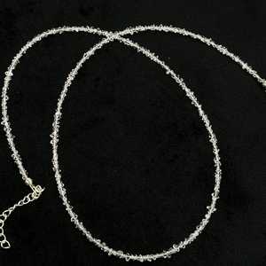 Colliers ras du cou délicats en forme de pépite de diamant naturel Herkimer pour femmes hommes et filles directement du grossiste - Product Image 2