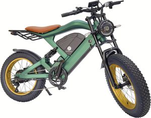 Moto elettrica per adulti, picco 5000W doppio motore | 52V 50AH 2600Wh doppia batteria | 40mph | 20 "x 4" pneumatico Fat Bike con GPS APP - Product Image 3