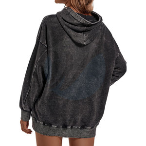 Ropa de moda Sudaderas con capucha de color sólido para mujer Ropa de invierno Sudaderas con capucha casuales Hechas en Pakistán Sudaderas con capucha para mujer - Product Image 2