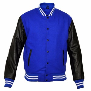 Nouvelles vestes universitaires vintage pour hommes, personnalisées, écologiques, respirantes, pour l'automne, avec logo sur le devant et coque 100% coton - Product Image 1