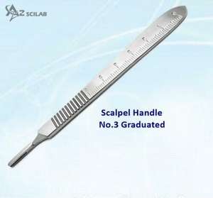 Cuchillo de mango de bisturí para instrumentos médicos, cuchillas quirúrgicas extraíbles - Product Image 6