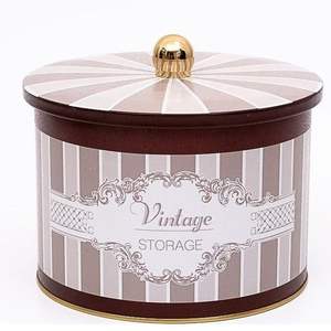 Tapa Redonda Metálica Elegante Kontensan ER1458B con Perilla de 175x130mm para Latas - Product Image 2