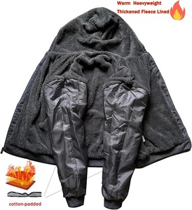 Men's Ultra Soft Sherpa Fleece Vest Breathable <b>Cashmere</b> Woolen <b>Fabric</b> Casual Sportswear Waistcoat Vintage Style Outer Wear - Product Image 5