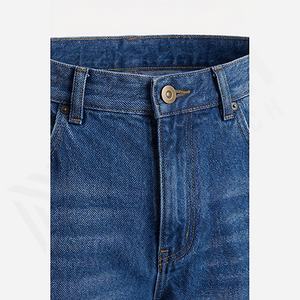 Pantalones Vaqueros Rectos Cómodos para Hombre, Color Personalizado, Botones, Impermeables, Transpirables, Diseño Bordado, Ropa de Calle, Ropa de Invierno - Product Image 4