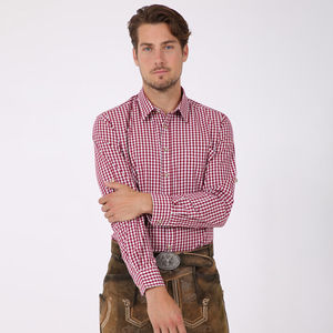 Nouvelle Chemise Bavaroise Homme Tendance à Manches Longues en Tricot pour Lederhosen – Vente en Gros à Prix Abordable – Chemises Habillées Élégantes - Product Image 4