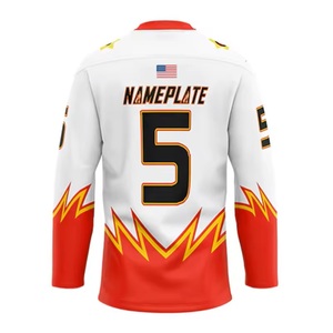 Uniformes de hockey sur glace personnalisés en gros noms d'équipe personnalisés en polyester sur mesure de la plus haute qualité | Service OEM - Product Image 6