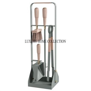 Juego de herramientas profesionales para fogatas y chimeneas con construcción metálica resistente a la corrosión y mangos resistentes al calor fáciles de agarrar - Product Image 4