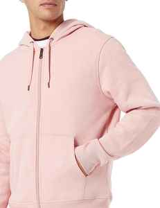2025 hombres invierno gimnasio cremallera Sudadera con capucha peso pesado algodón polar ecológico transpirable bordado Streetwear al por mayor - Product Image 2
