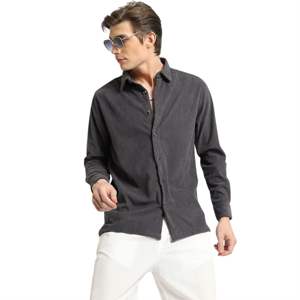 ผ้าลูกฟูกกระดุมแบบคลาสสิกสำหรับผู้ชายผ้าเนื้อนุ่มทนทานดีไซน์เหนือกาลเวลา - Product Image 3