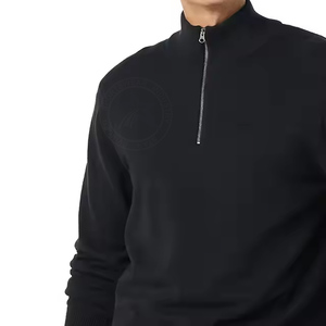 Mejor Premium Quick Dry Unisex Quarter Zip & Half Zip Pullover Moda Streetwear Otoño Venta al por mayor - Product Image 4