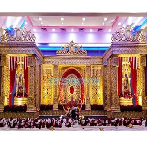 Малайский свадебный Декор, мандап, сцена в Южно-индийском стиле, ФАП, Свадебный мандап, сцена, большой свадебный Квадратный Стакан