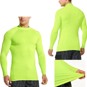 Haute qualité hommes manches longues Rash Guard personnalisé imprimé BJJ MMA Jiu Jitsu Arts martiaux porter directement du fabricant - Product Image 1
