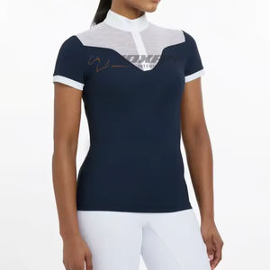 เสื้อเชิ้ตนักขี่ม้าประสิทธิภาพสูงสำหรับผู้หญิงน้ำหนักเบาและทนทานชุดแข่งขันที่สง่างามระบายอากาศได้สวมใส่สบาย - Product Image 1