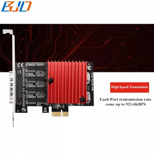 <span class=keywords><strong>8</strong></span> * RS232 DB9 cổng nối tiếp để <span class=keywords><strong>PCI</strong></span> Express X1 <span class=keywords><strong>PCI</strong></span>-E 1X mở rộng riser thẻ với RS-232 Breakout Cáp dữ liệu - Product Image 4