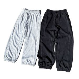 กางเกงจ็อกเกอร์ผ้าฝ้ายโพลีเอสเตอร์คุณภาพสูง น้ำหนักเบา สไตล์ฮิปฮอป สตรีทแวร์ ออกกำลังกาย ทรงสปอร์ต เอวสูง มีเชือกผูก เอวสูง ผ้าเฟรนช์เทอร์รี่ สวมใส่สบาย - Product Image 1