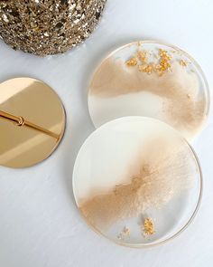 Ensemble de sous-verres personnalisés de haute qualité de luxe en bois, résine, marbre, incrustation d'époxy, feutre, tasse à thé en verre gravé taille personnalisée - Product Image 2