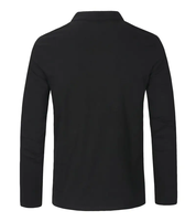 T-shirt pour homme de qualité supérieure, orienté vers l'exportation, personnalisable, décontracté, couleur unie, col en V, manches longues, coupe ajustée, 100% coton, respectueux de l'environnement