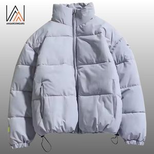Veste Softshell en Polyester à Capuche Brodée OEM pour l'Hiver, Épaisse, Coupe-Vent, Rembourrée, Matelassée, Veste d'Extérieur pour Hommes - Product Image 3
