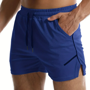 Pantalones cortos deportivos informales de alta calidad para hombre, todos los tamaños, de secado rápido, de algodón ecológico, antiarrugas, básicos de ocio - Product Image 2