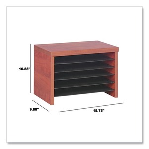 Série Alera Valencia 15,75 pouces X 9,88 pouces X 10,88 pouces Étagère de rangement sous le comptoir Cherry pour bureau - Product Image 4