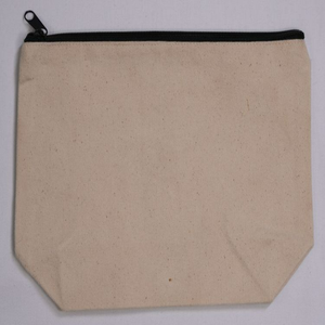 Custom 100% Organic Cotton <b>Drawstring</b> Zipper Pouch Eco-Friendly Reusable Storage Packaging Jewelry Eco-Conscious Gift Bag - Product Image 6