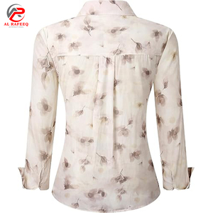 Nouvel arrivage de chemisier imprimé boutonné pour femme Chemise d'automne à la mode à manches longues Col rabattu décontracté respirant - Product Image 2