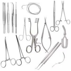 Juegos de instrumentos de cirugía cardíaca esenciales para la base de los procedimientos quirúrgicos - Product Image 1