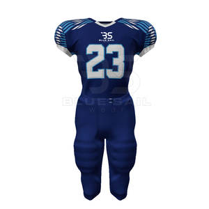 Ensemble d'uniformes d'équipe de football avec tissu extensible pour la performance et le confort Ensemble maillot et pantalon de football américain prêt au tacle - Product Image 2