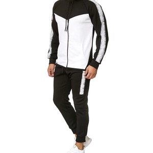 Conjunto Deportivo de Chándal para Hombre al por Mayor, 100% Algodón, Transpirable, de Secado Rápido, Corte Regular, para Entrenamiento, Deporte, Sudadera con Capucha y Pantalones Jogger - Product Image 1