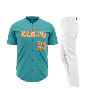 Venta al por mayor 100% poliéster mejor calidad personalizado camisetas de béisbol transpirable ropa deportiva conjuntos para hombres y mujeres técnica de sublimación - Product Image 3