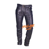 Pantalon empilé personnalisé pour homme en satin vintage, imperméable, écologique, style punk hip-hop avec patch brodé