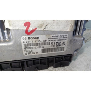 CENTRE DE COMMANDE MOTEUR PEUGEOT 3008 Série 0281013334/9666986680 DV6TED4-9HZ-9H01 diesel 1560 (09>16) - Product Image 2