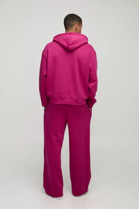 Chándal Deportivo Holgado con Capucha y Estampado en Relieve 25 para Hombre, al por Mayor, de Alta Calidad, 100% Algodón, Hecho en Pakistán, OEM Personalizado - Product Image 5